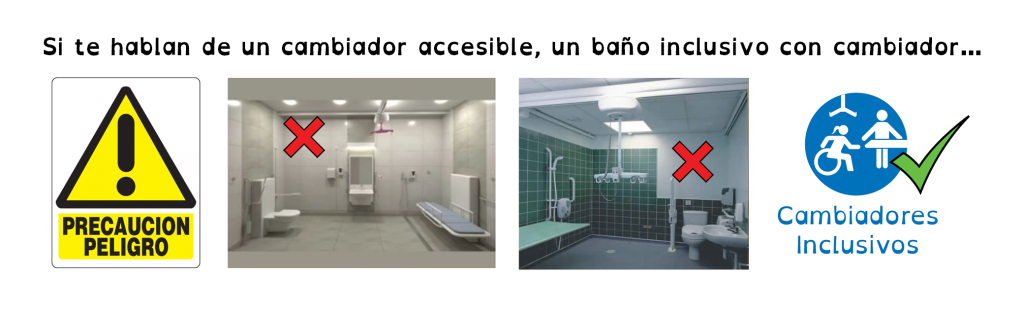 Si te hablan de un cambiador accesible, de un baño inclusivo con cambiador… PELIGRO